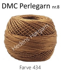DMC Perlegarn nr. 8 farve 434